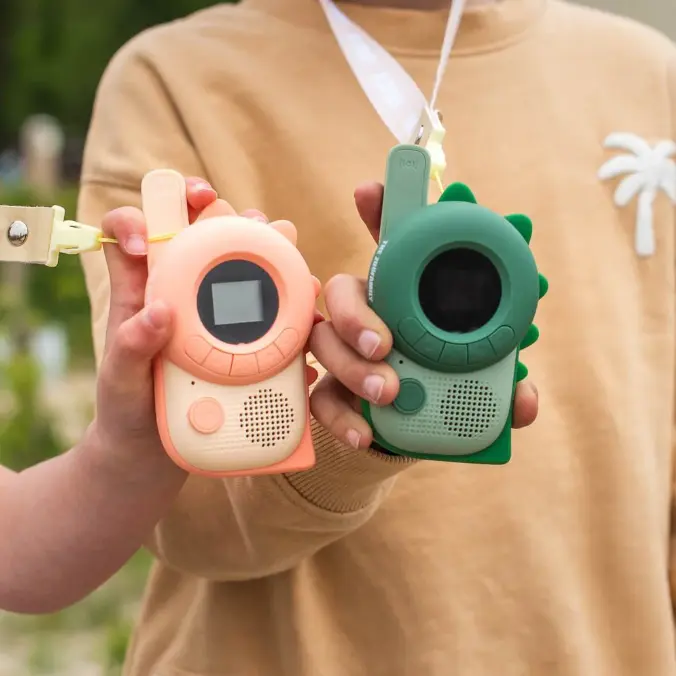Zoo Walkie Talkie - Dino Verde - Dino Rosa- Zoo family